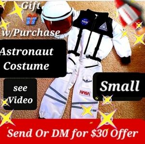 NASA Astronaut Costume White suit Kids small
